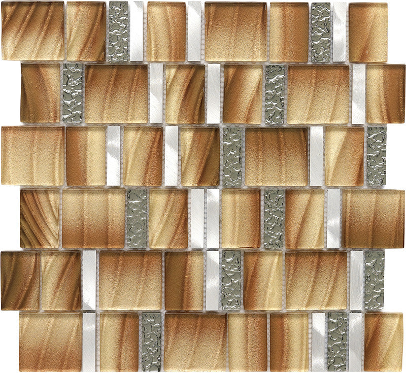 Gạch Mosaic Kính Trung Quốc Ốp Tường Bếp, Dùng Cho Bếp và Tường