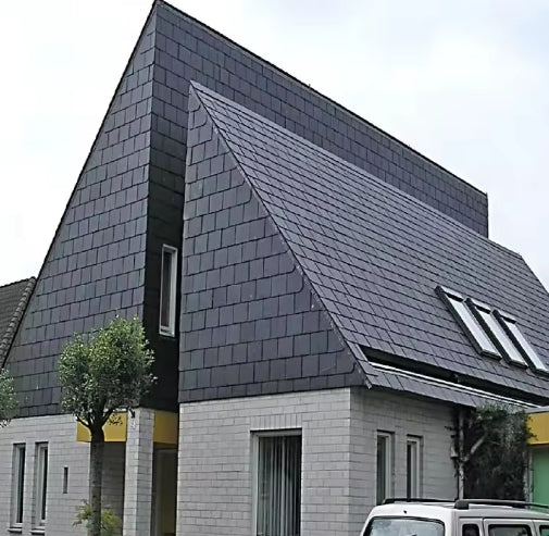 Ngói Lợp Mái Đá Phiến Đen Tự Nhiên Phong Cách Hiện Đại với Các Đặc Tính Chống Thấm Nước và Chịu Nhiệt Độ Cao Có Thể Tùy Chỉnh, Dành Cho Sử Dụng Ngoài Trời