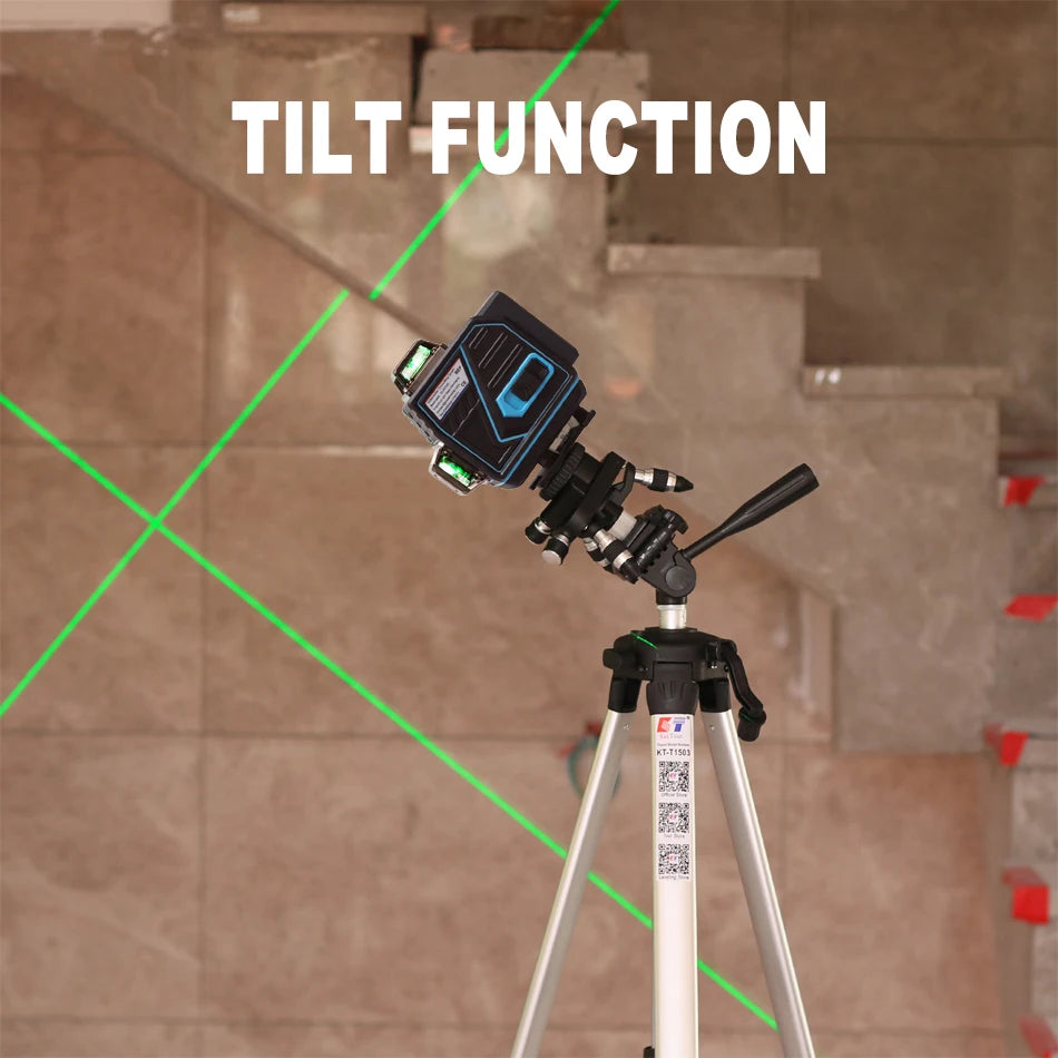 Kaitian 360 Máy Cân Laser Có Bộ Nhận 4D 16 Đường Xanh Lục