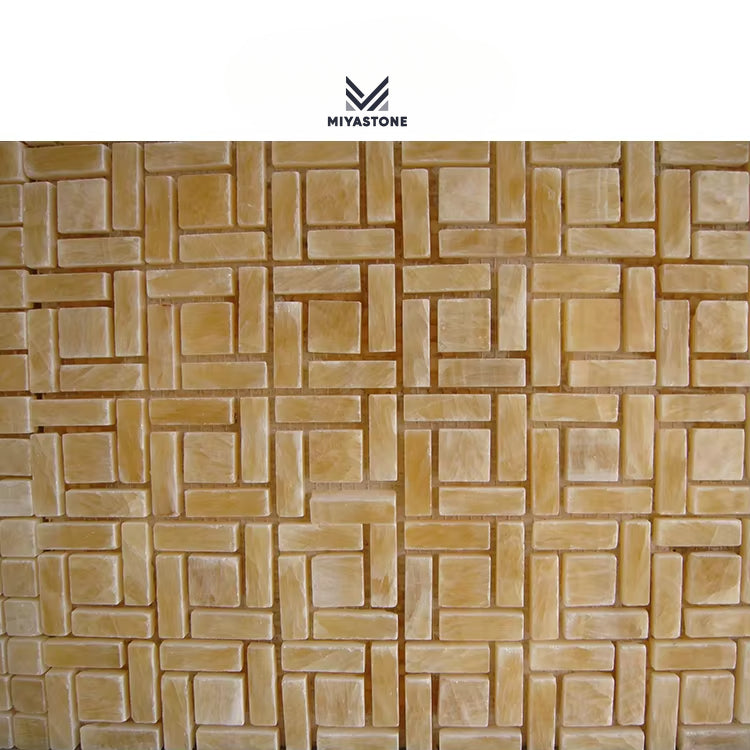 Mosaic Đá Rỉ Sét Ốp Tường Ngoại Thất Lát Sàn Đá Văn Hóa Xếp Chồng Mosaic Đá Phiến Rỉ Sét