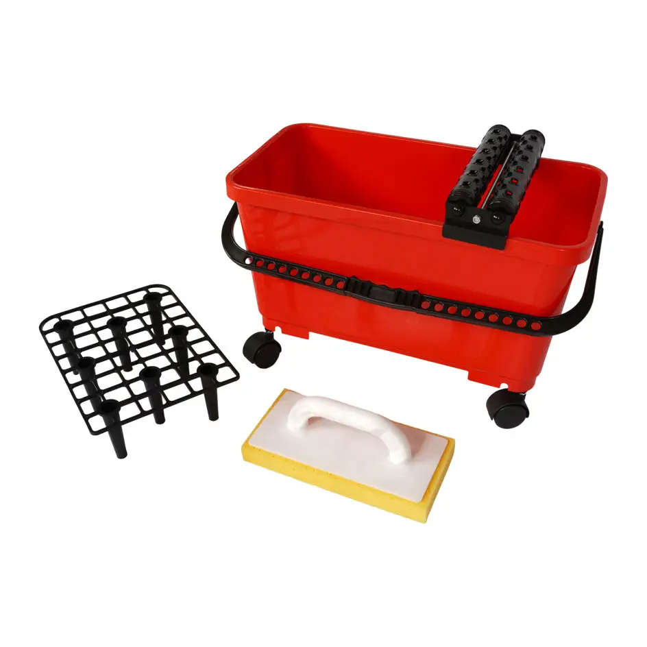 Thùng Vệ Sinh Nhựa Zebra với Phụ Kiện Cân Bằng Gạch Ốp