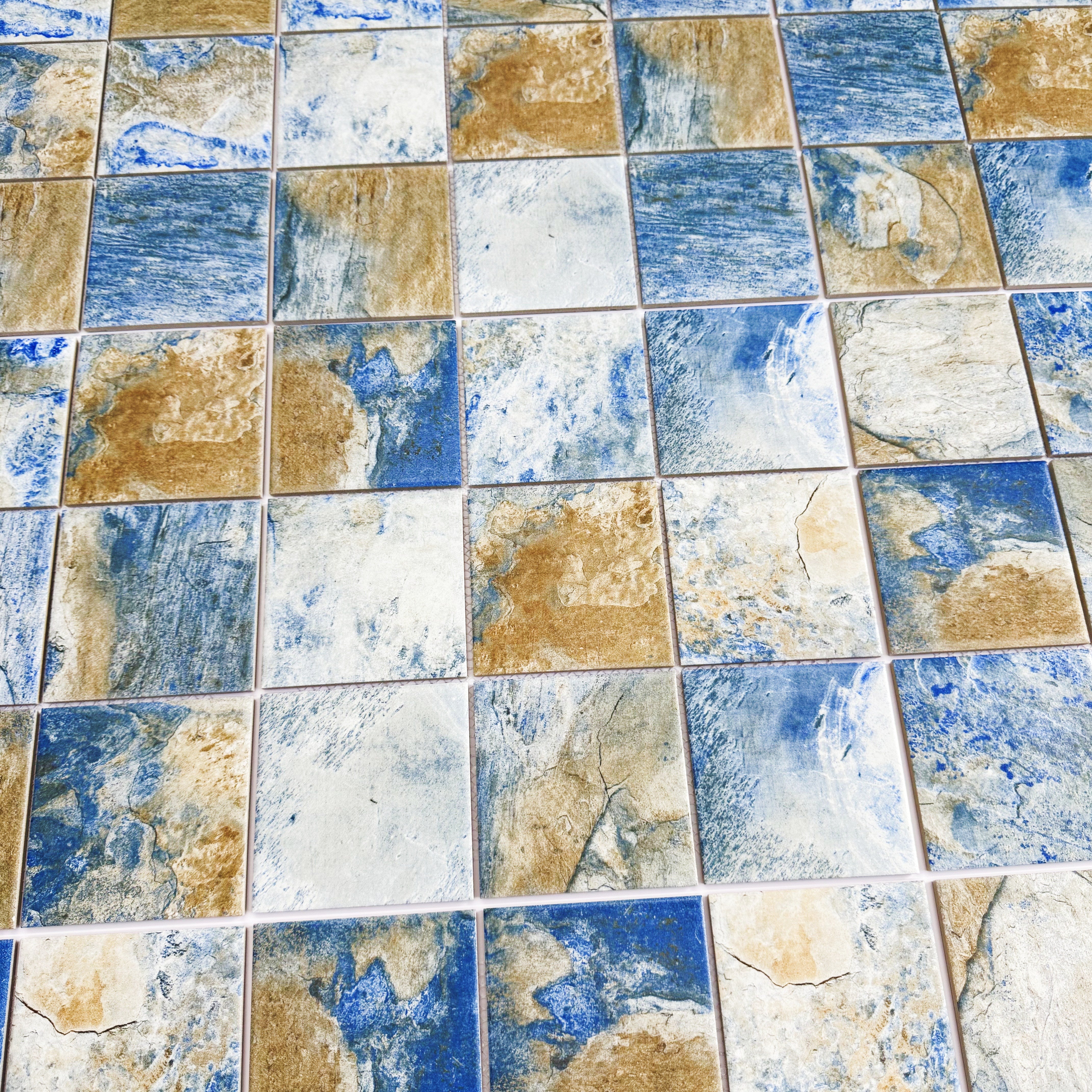 Mosaic Sáng Tạo - Gạch Toàn Sứ Lát Sàn Độc Đáo