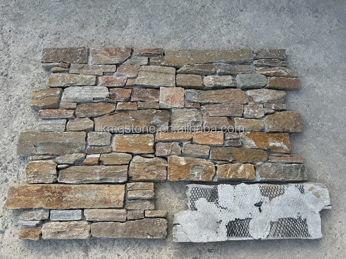 Hệ thống Đá nhân tạo Realstone Ledgestone ngoại thất kiểu Fieldstone với khả năng chống xói mòn axit