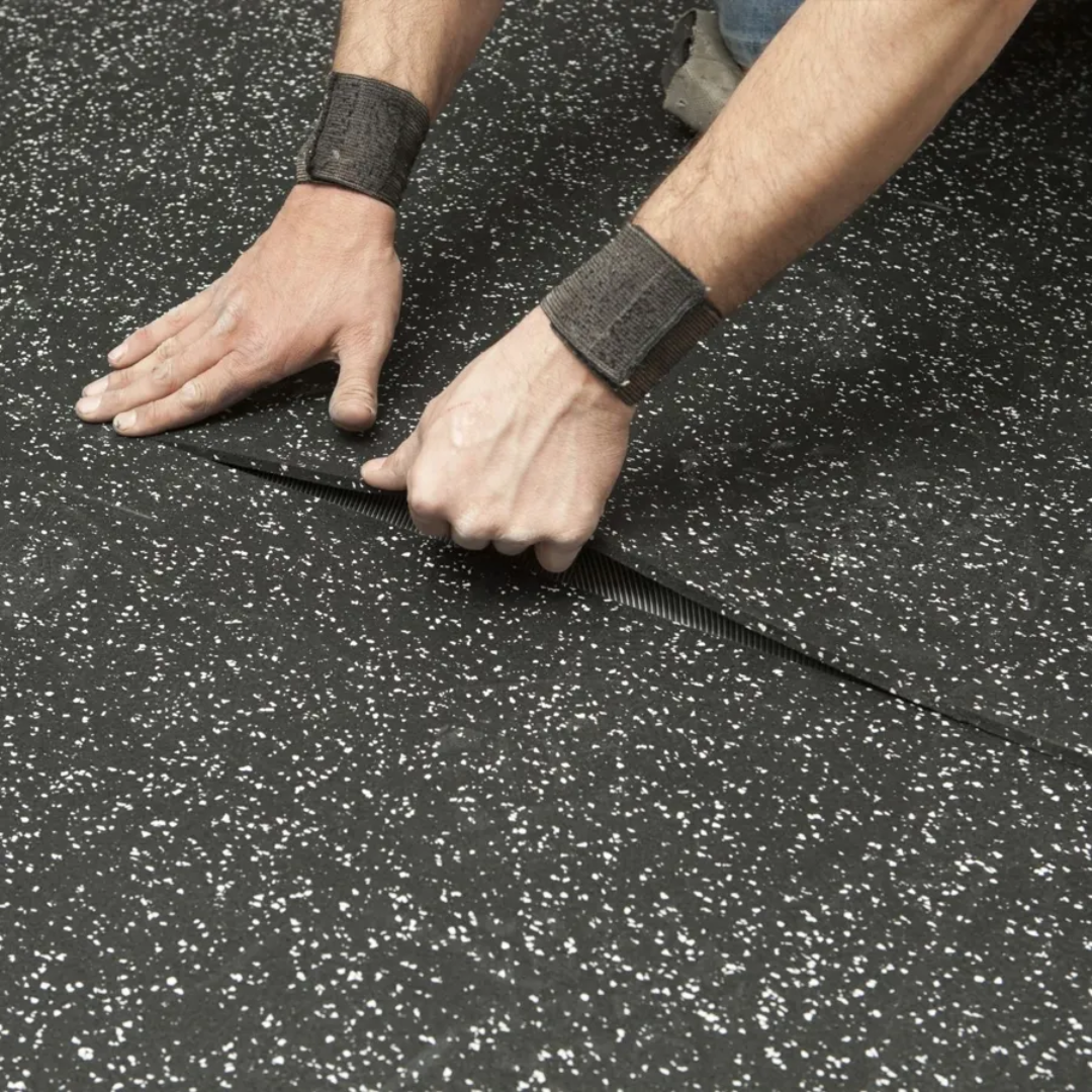 Thảm Cao Su Lót Sàn Gym Ghép Nối Mật Độ Cao EPDM&SBR Chuyên Nghiệp Chống Trượt Giảm Chấn Cho Thể Thao, Trực Tiếp Từ Nhà Máy