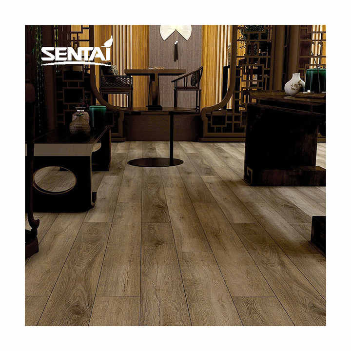 Sentai Vinyl Planks Woods Collection White Oak Vinyl Click Floor Nhà sản xuất Trung Quốc Bán buôn Sàn Vinyl khiêu vũ