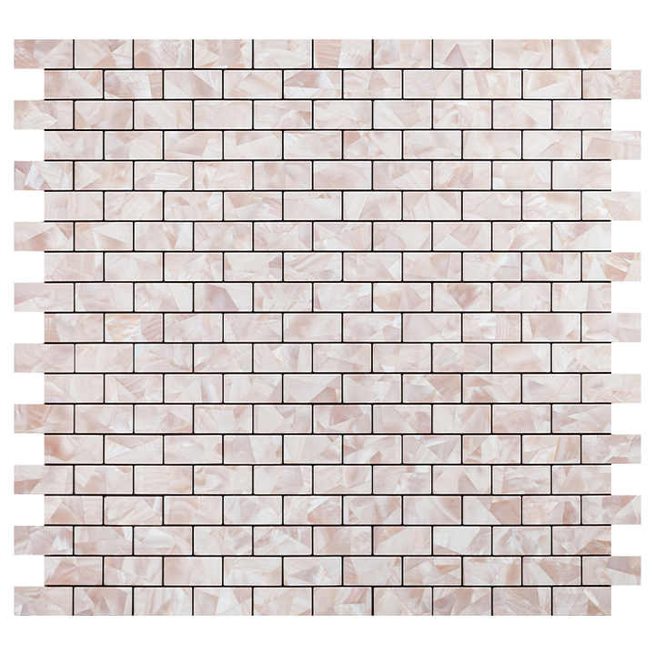 Gạch ốp tường bếp độc đáo tự dính họa tiết ốc xà cừ trang trí gạch mosaic bán buôn gạch mosaic