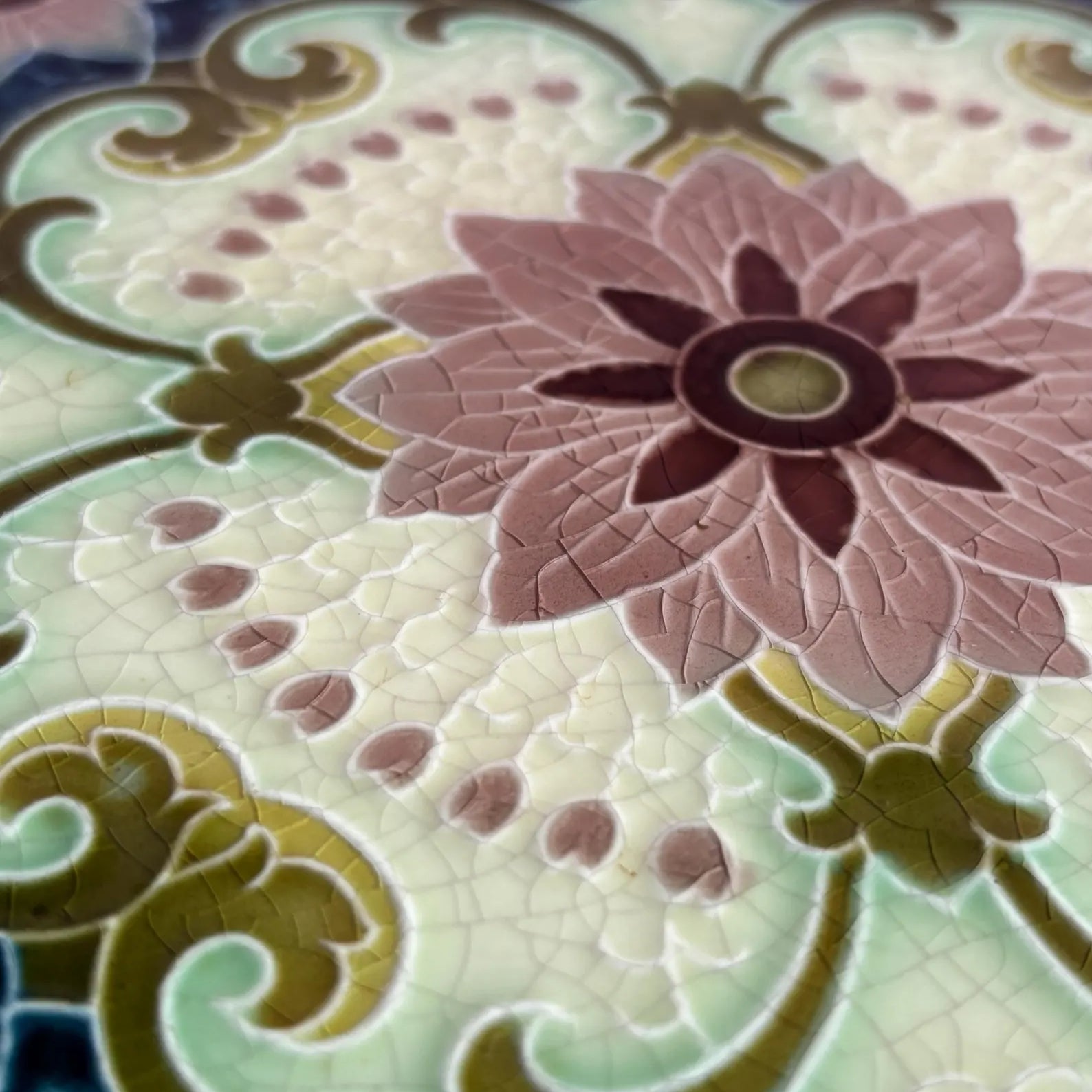 Gạch ốp tường gốm sứ vuông thủ công, phong cách Cổ điển-Hiện đại, bóng mộc, họa tiết gạch nung