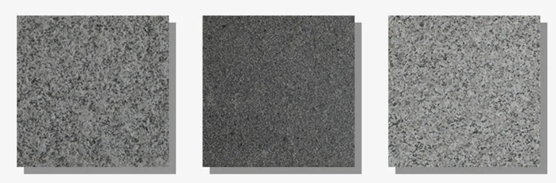 Gạch lát đường chống trượt đá granite xám đen