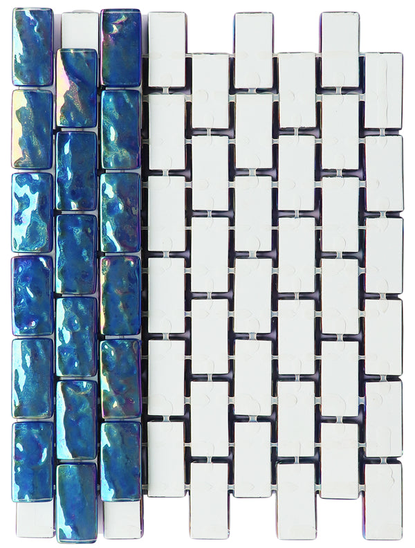 Gạch Mosaic Hồ Bơi Óng Ánh Sang Trọng Gắn Điểm