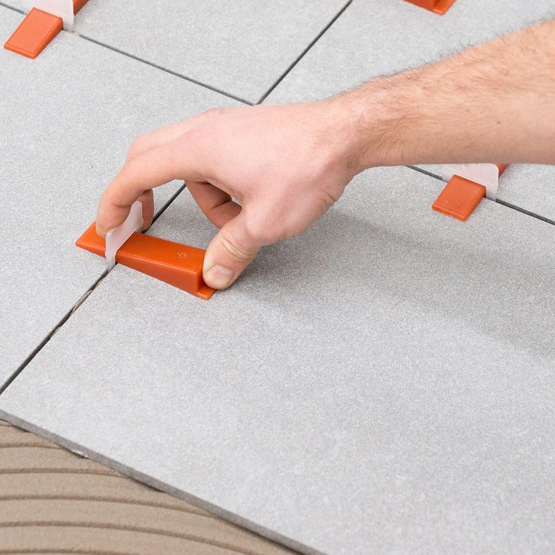 Bộ dụng cụ chuyên nghiệp lắp đặt gạch/đá/tường/sàn 100 chiếc, chêm cân bằng gạch