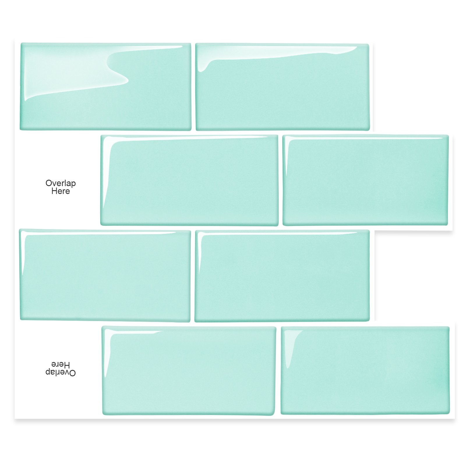 Gạch Dán Tường 3D Bóc Dán Chống Thấm Nước Họa Tiết Hình Học Vuông, Trang Trí DIY Hiện Đại Cho Ngôi Nhà