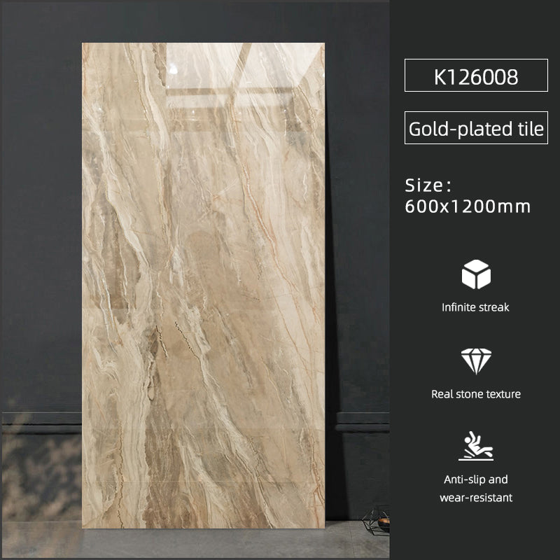 Gạch lát sàn gốm sứ vân đá cẩm thạch vàng 60x120