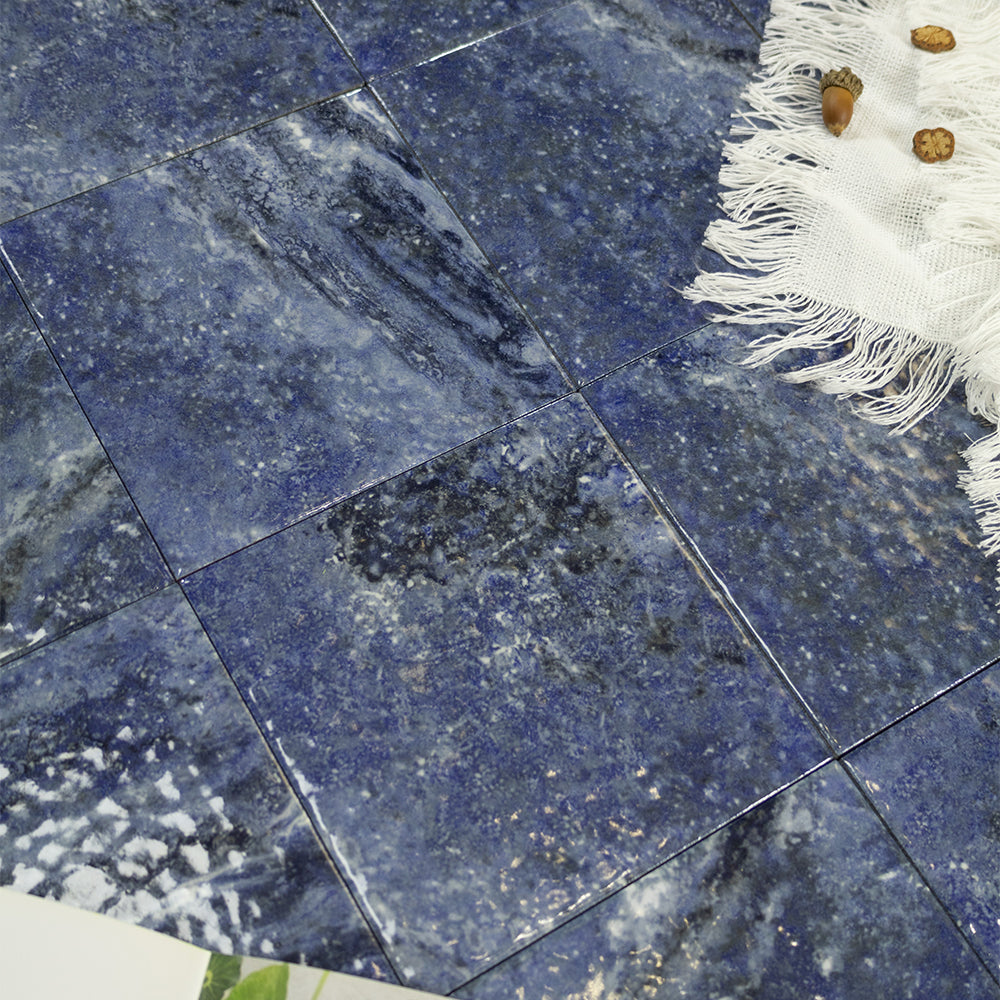 Gạch Mosaic Sứ Vuông Hồ Bơi Hoàn Thiện Thiết Kế Hiện Đại Chống Trượt Sàn 150x150mm