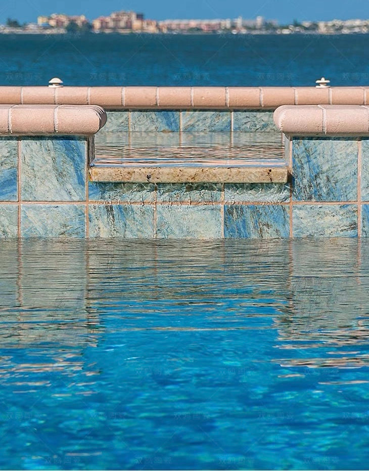 Gạch Hồ Bơi Kiểu Parquet, Mosaic Gốm Sứ Toàn Phần, Hiện Đại Sáng Tạo, Dùng Lát Sàn Hồ Bơi Khách Sạn, Biệt Thự