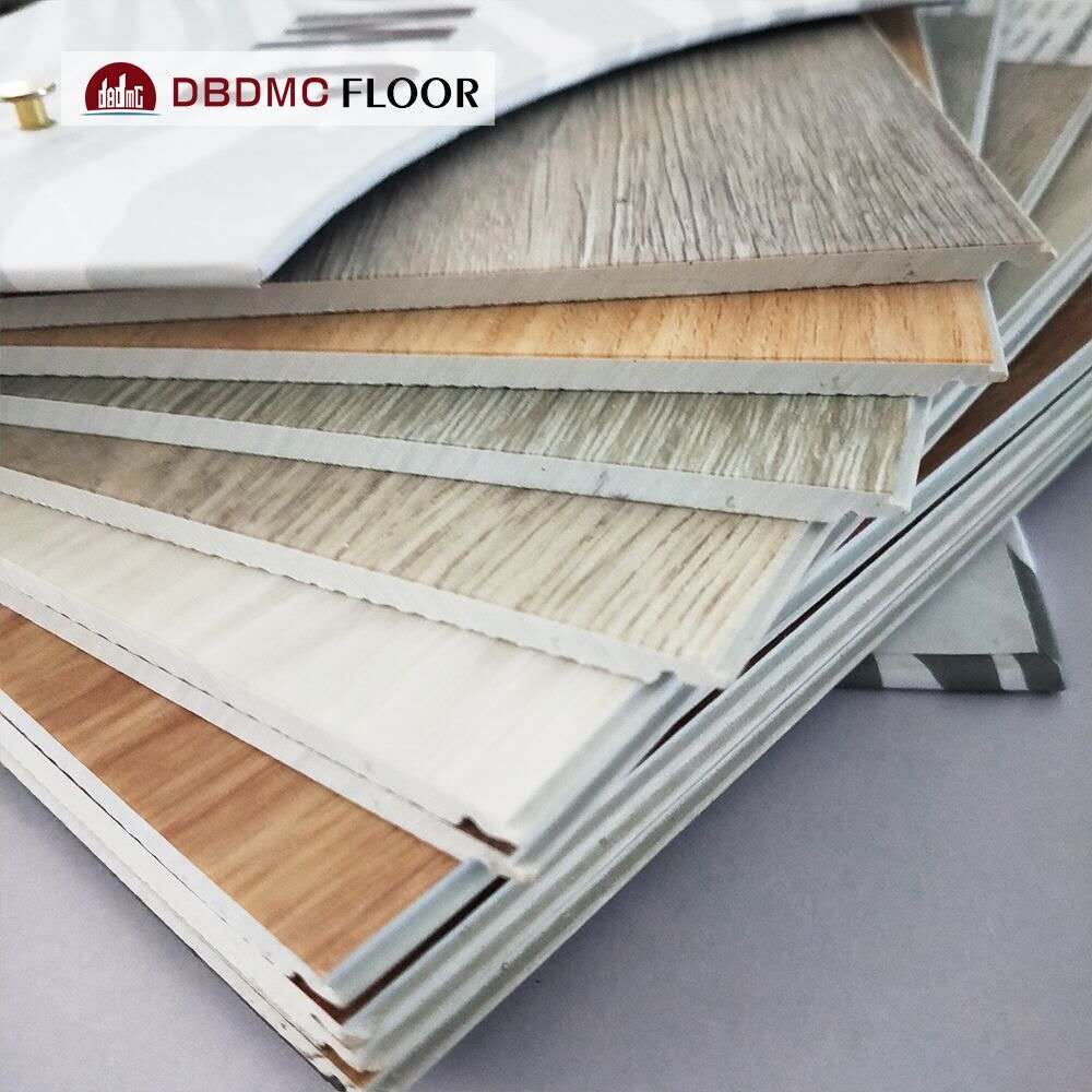 DBDMC Sàn nhựa Vinyl PVC lát khô dạng tấm dán keo chống thấm nước tùy chỉnh từ nhà máy Trung Quốc