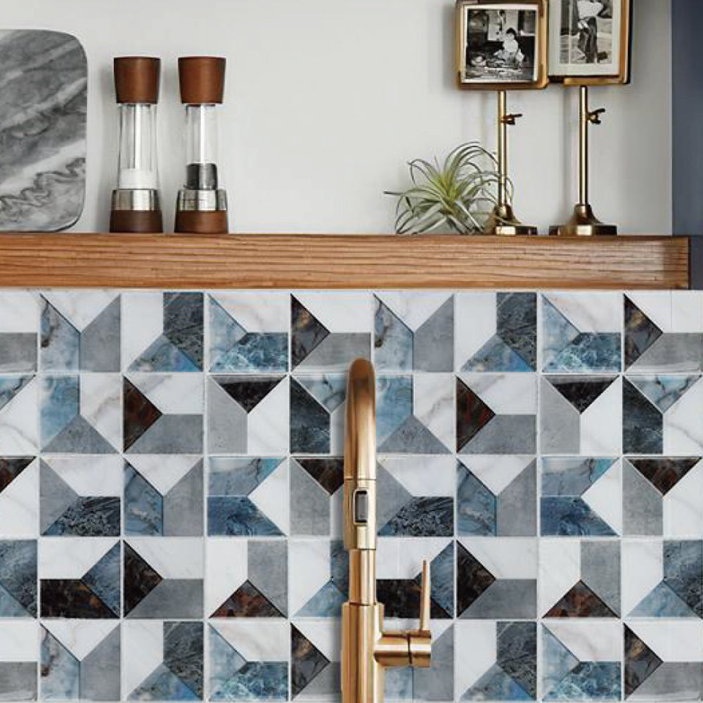 Gạch ốp tường Mosaic 3D bóc dán bếp