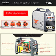 Hàn Tig Di Động 220V Ws200A 250A Xung Tig Arc 2 Trong 1