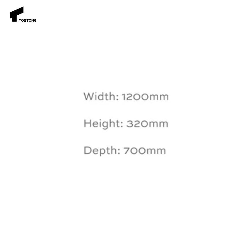 Tostone Nội thất phòng khách Bàn trà đôn đá cẩm thạch tự nhiên xanh lá trang trí nội thất nhà ở, biệt thự