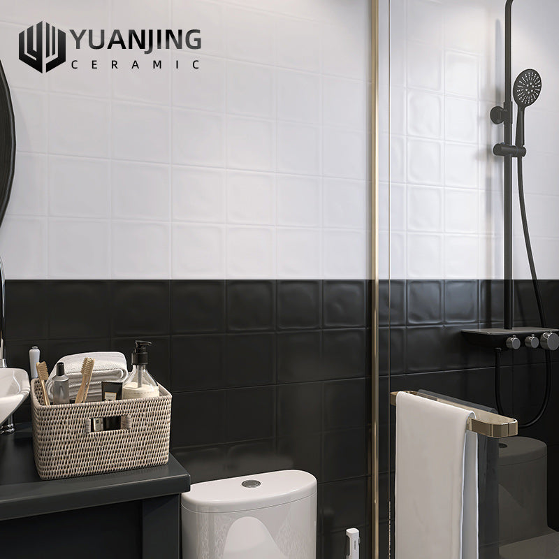 Gạch Sứ 300x600 Màu Kem Họa Tiết Ca-rô Toàn Sứ Caramel Pháp Dùng Cho Nội Thất Bếp, Phòng Tắm, Ban Công