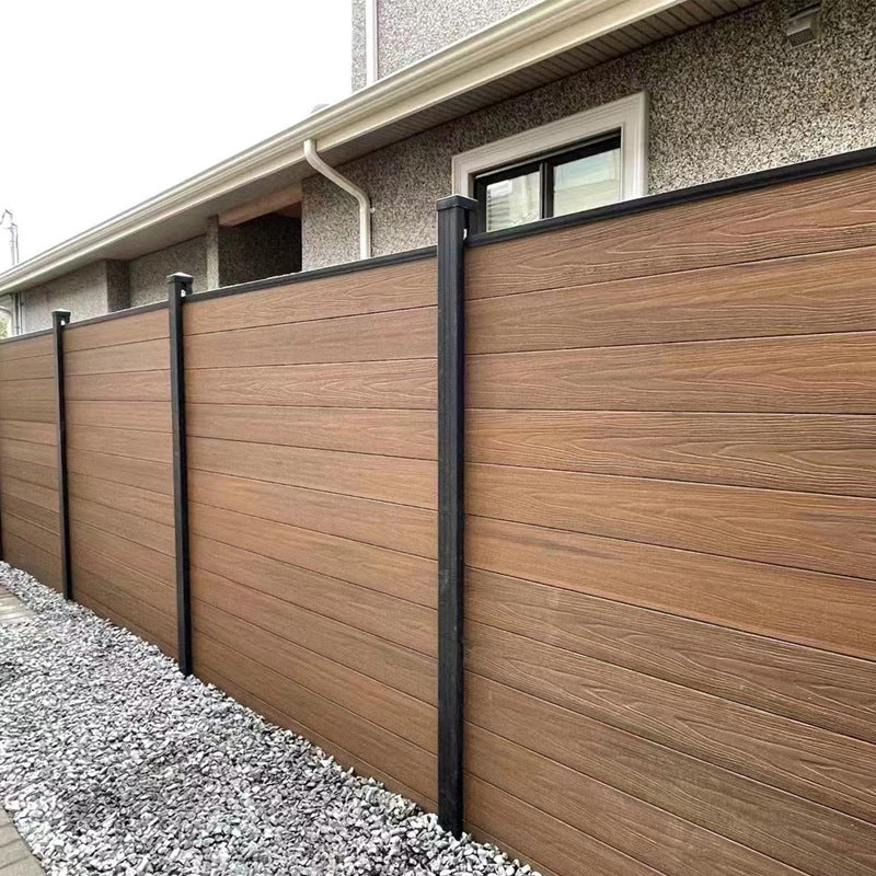 Cổng hàng rào gỗ nhựa composite lắp đặt dễ dàng, riêng tư cho sân vườn