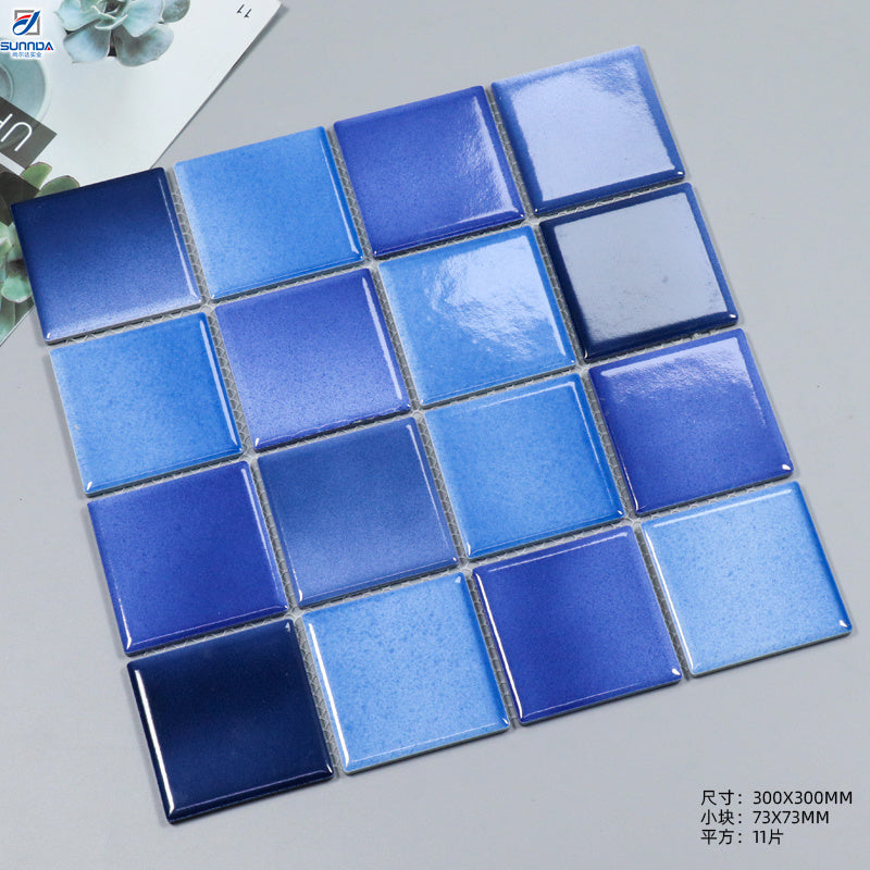 Gạch Mosaic Ốp Sàn Tường Vật Liệu Đa Dạng (Kính, Gốm Sứ, Kim Loại) Trang Trí, Chất Lượng Phật Sơn, Kích Thước Tùy Chỉnh Cho Phòng Tắm & Bếp