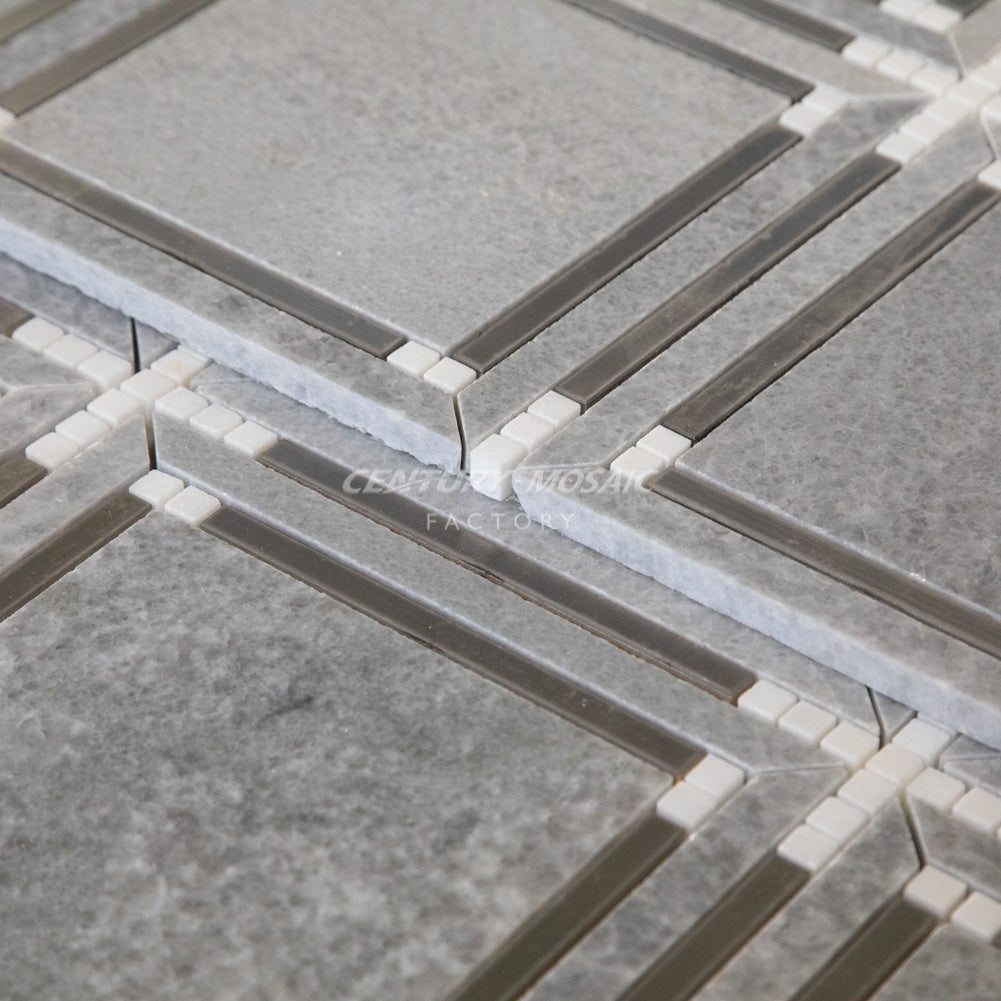 Gạch Mosaic Century Nghệ thuật Tường Cắt tia nước Lát sàn và Ốp tường