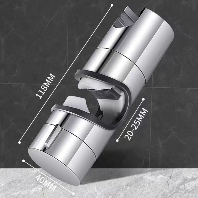 Giá đỡ vòi sen cầm tay phòng tắm và vòi xịt vệ sinh bằng nhựa ABS mạ crom bóng, điều chỉnh được, chất lượng cao.