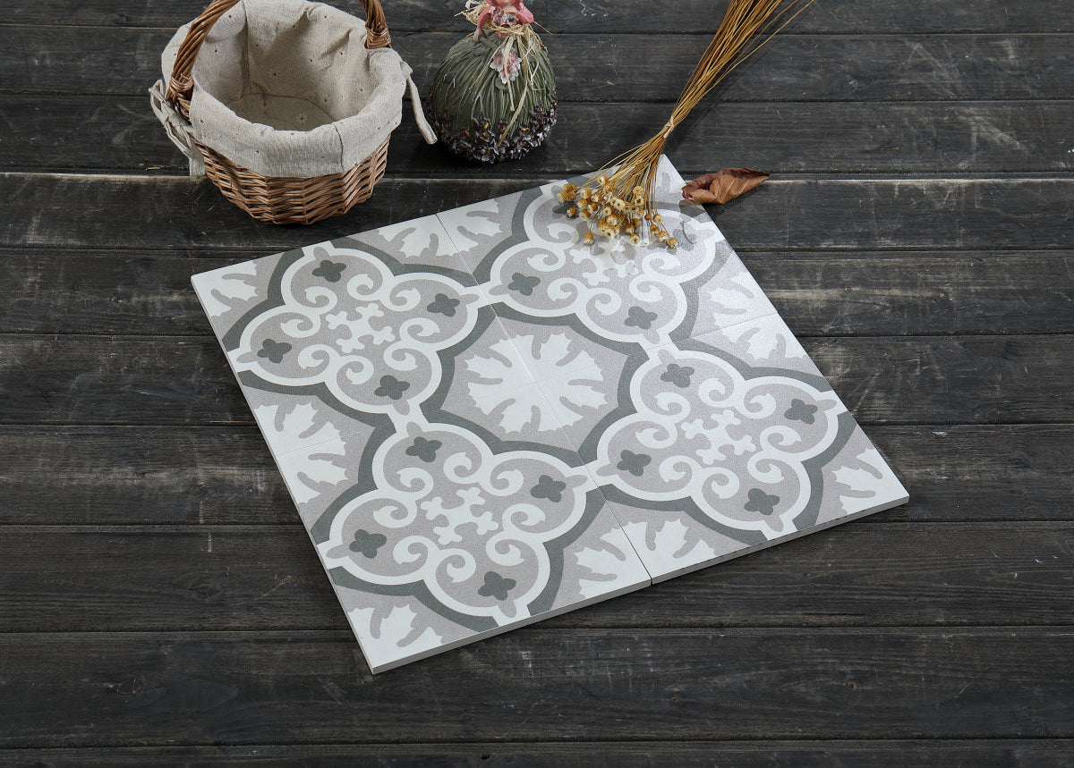 Gạch Nghệ Thuật Gốm Sứ Men Mờ 20x20cm