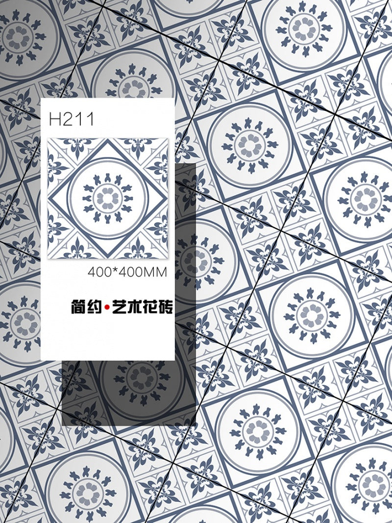Nghệ thuật Tối giản 400x400mm Gạch Sứ Mosaic Mờ Lát Sàn & Ốp Tường Gạch Đá Chịu Lửa Hiện Đại