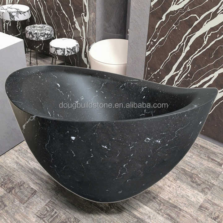 Bồn tắm bằng đá tự nhiên hiện đại theo phong cách Ý, chạm khắc thủ côn – Daisan Store