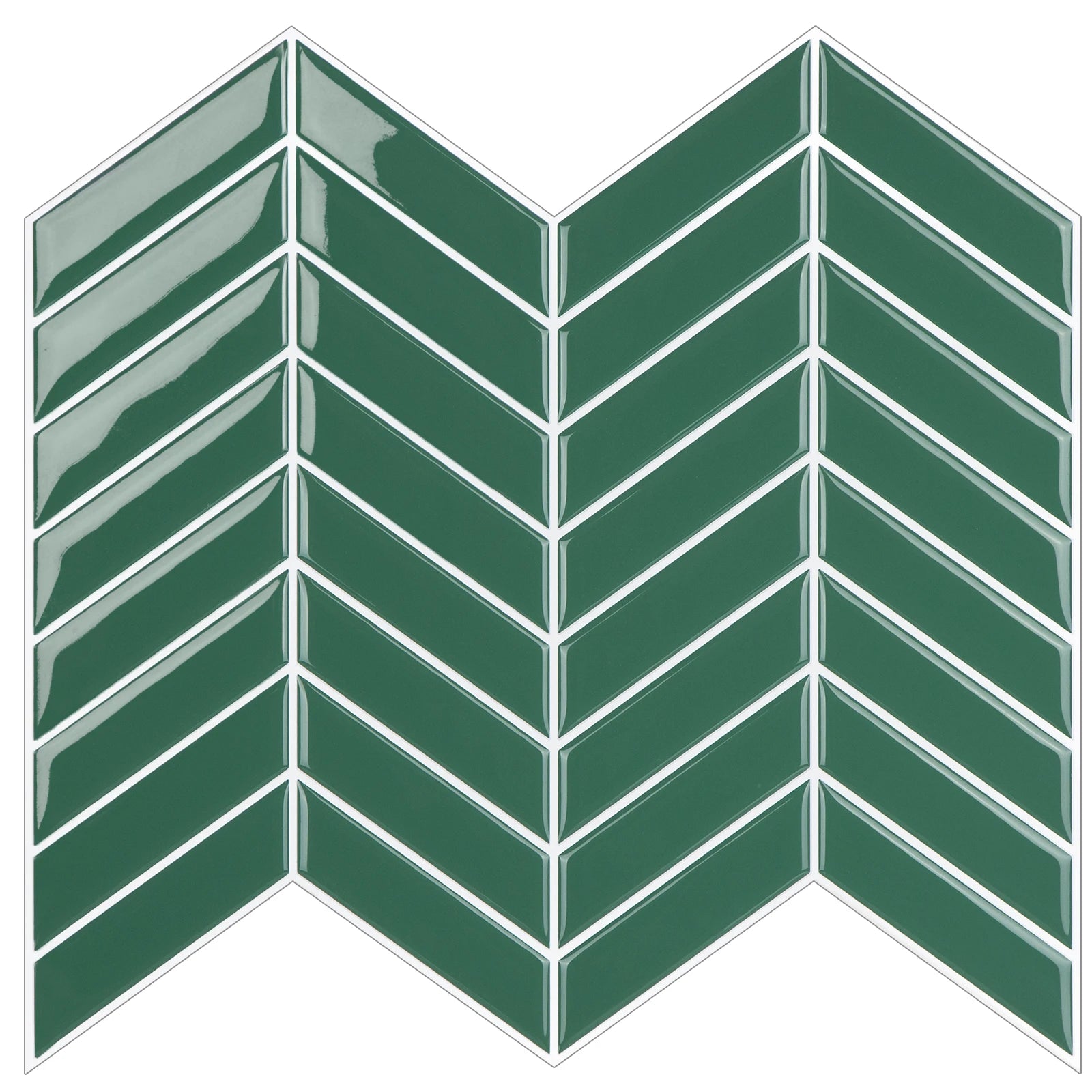 Tấm Dán Tường 3D Vân Xương Cá Đen Bóng Dán Bếp