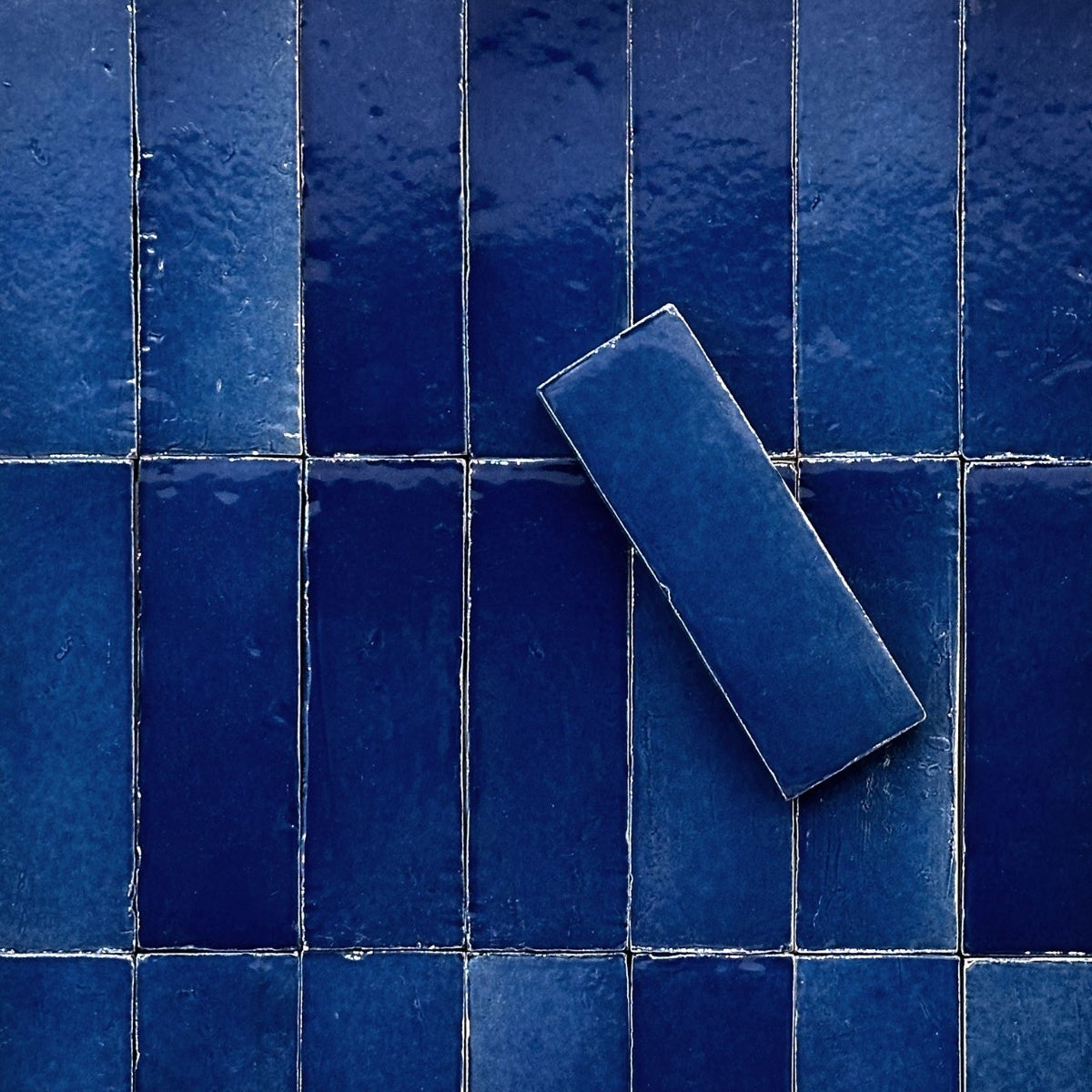 Gạch Zellige Xanh Ma-rốc Gốm Thủ Công Kiểu Gạch Đất Sét Cổ Điển Phong Cách Nhà Nghỉ Dùng Cho Tường Phòng Tắm