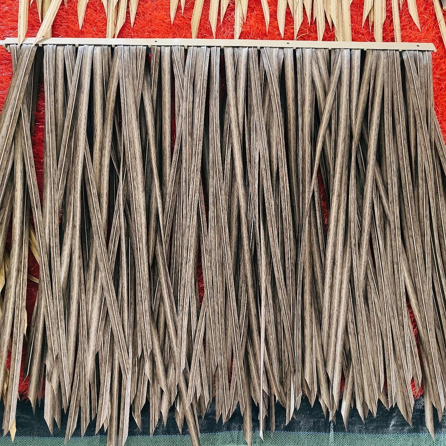 Hawaiian Bar Synthetic Palm Faux Thatch Faux Thatch Roof Artificial Thatch Roof Tile
