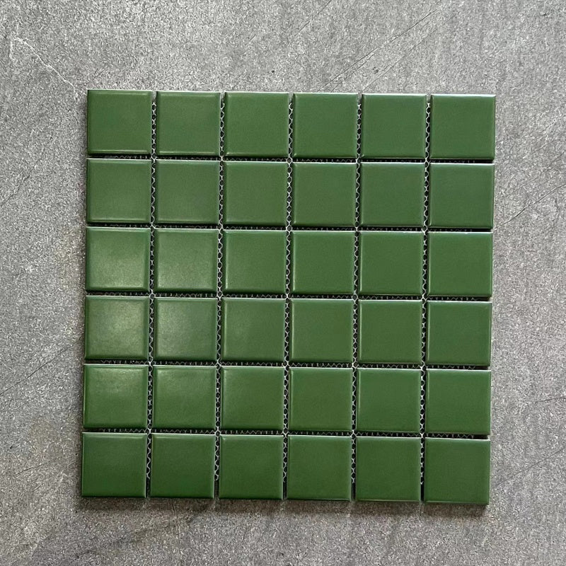 Gạch Kính Mosaic Đá Cẩm Thạch Pha Xanh Dương Trang Trí Tường Nhỏ Phòng Tắm