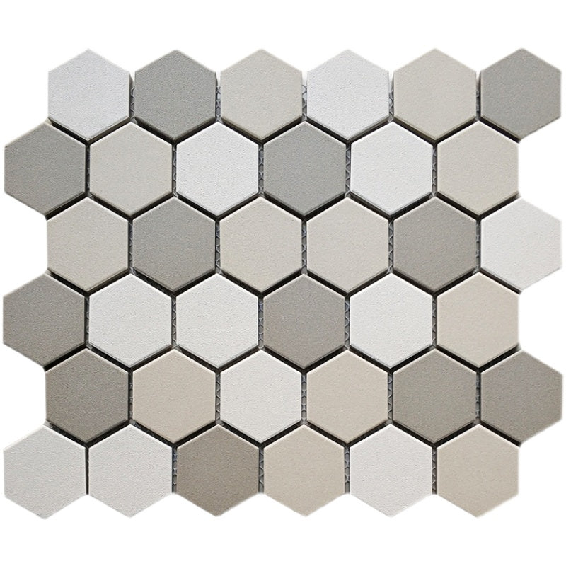 Tấm ốp tường backsplash gạch mosaic đá tự dán đa dạng hình dạng màu trắng tinh khiết dùng cho bếp, phòng tắm của Nhà máy Phật Sơn
