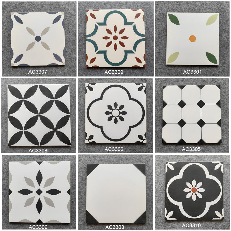 Gạch bông gốm sứ màu 300*300