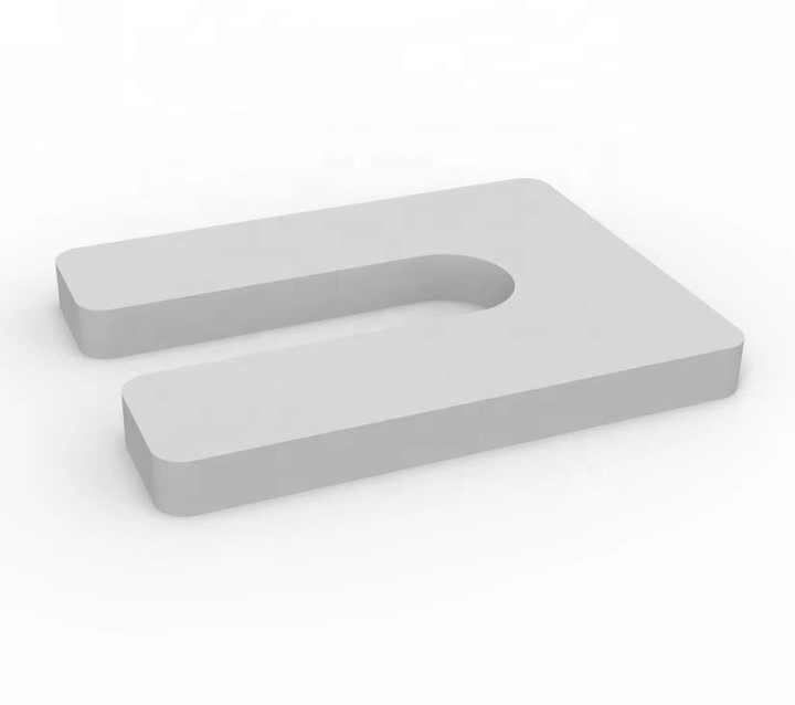 Miếng đệm nhựa 3/8&#39;&#39; hình móng ngựa kết cấu miếng đệm gạch hình chữ U đóng gói cửa sổ miếng đệm hình móng ngựa