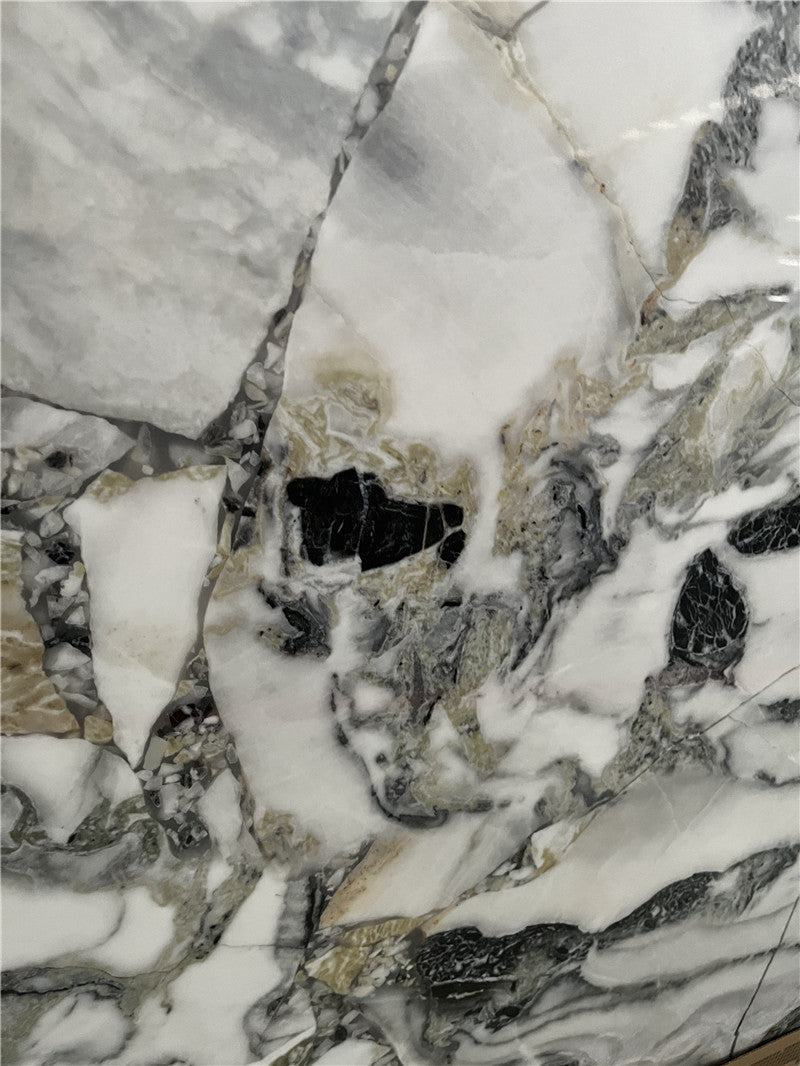 Tấm Đá Quartzit Ngọc Lạnh Vân Xanh 20mm cho Mặt Bàn Bếp