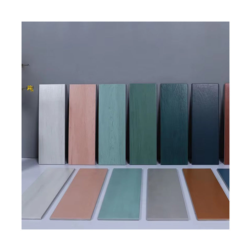 Gạch sứ tráng men Darla vân gỗ màu đơn sắc dùng cho phòng tắm ốp tường hoặc lát sàn 150x450mm