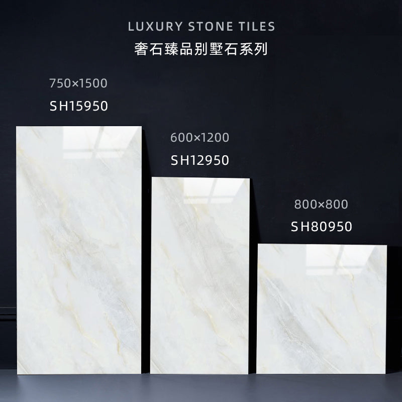 Gạch Lát Sàn Và Ốp Tường Trong Nhà 600x1200mm Gạch Sứ Bóng Kính Toàn Phần