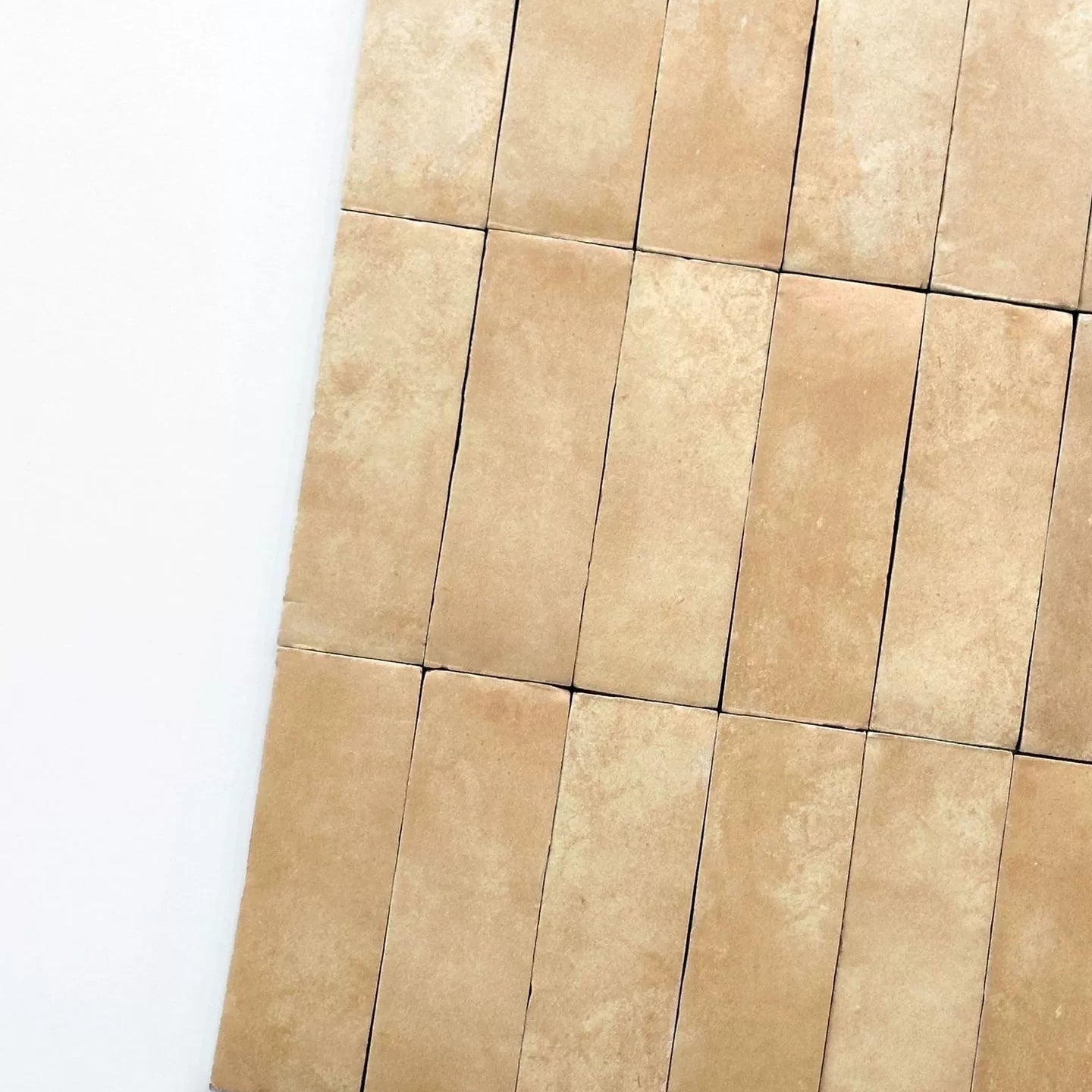 Gạch Zellige Đất Sét Ma-rốc Thủ Công 2x6 Inch, Tùy Chỉnh Từ Nhà Máy, Trang Trí Tường Khách Sạn Biệt Thự Phong Cách Nghệ Thuật Cổ Điển