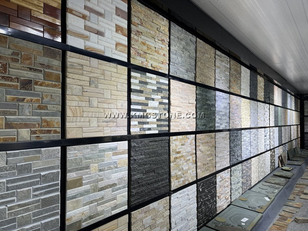 Sản phẩm đá thật Tấm ốp tường ngoại thất đá phiến tự nhiên