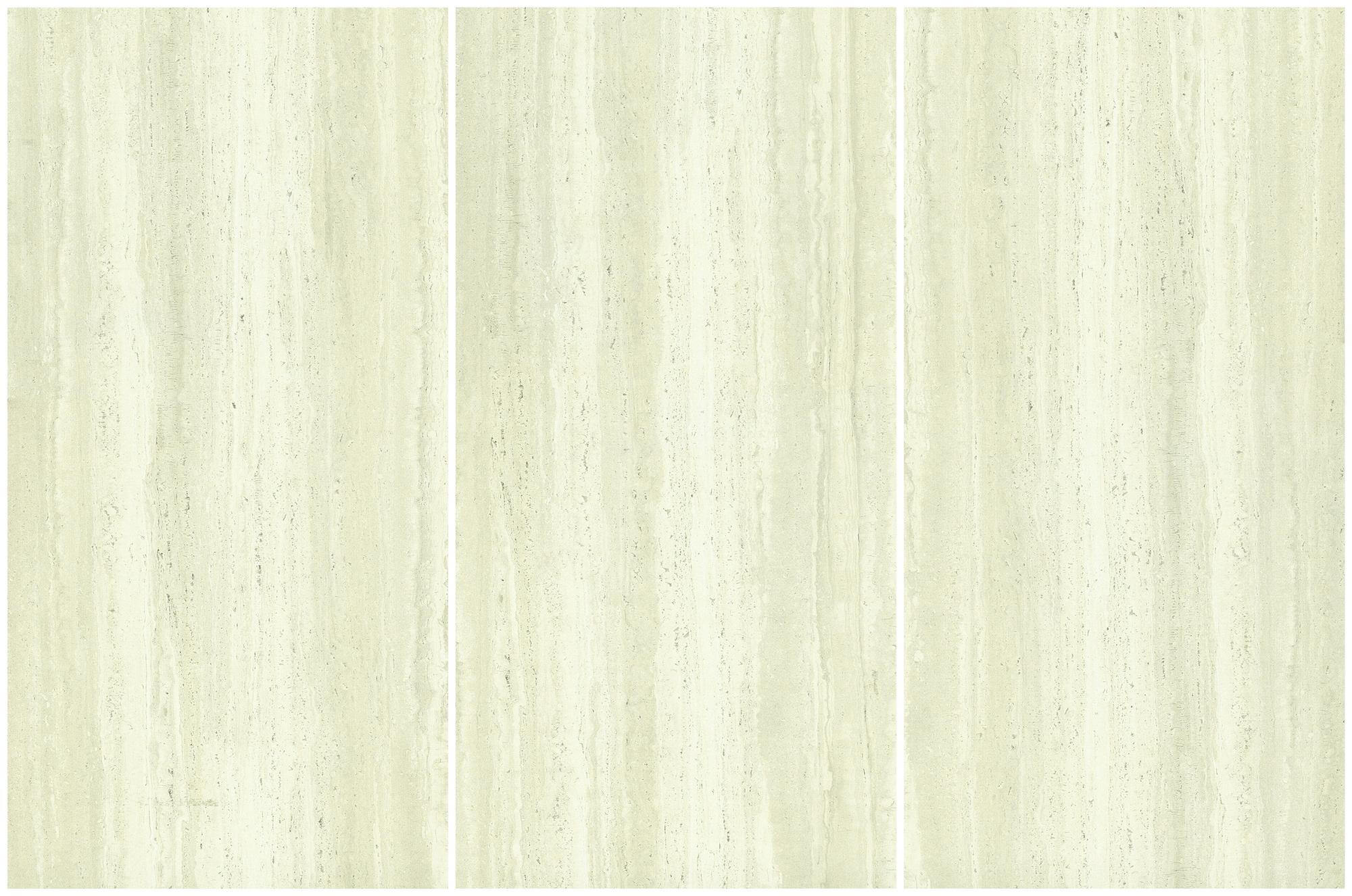 Gạch men sứ giả cổ trang trí đá Travertine La Mã màu vàng 600x1200mm bề mặt mờ