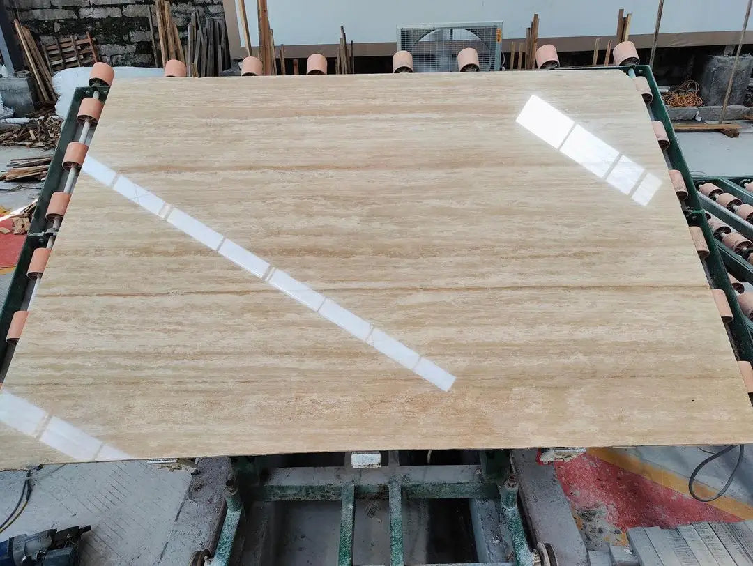 Gạch Ốp Cẩm Thạch Travertine Beige Thanh Lịch