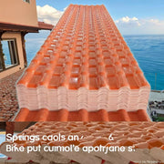 Ngói Nhựa Giả Ngói Tây Ban Nha PVC Chịu Nhiệt Guangzhou