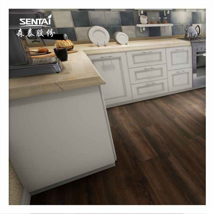 Sàn nhựa SPC lõi tự nhiên mật độ cao, ổn định, hệ thống khóa bấm với thảm sàn IXPE dày 1mm/1,5mm, sàn vinyl