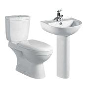 Giá cả kinh tế Thiết bị vệ sinh phòng tắm bằng sứ WC Bồn cầu có chậu rửa