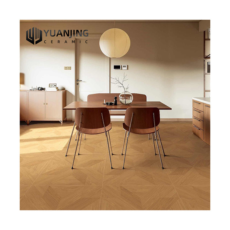 Gạch Porcelain Lát Sàn Nội Thất Bề Mặt Mờ Vân Gỗ 800x800mm