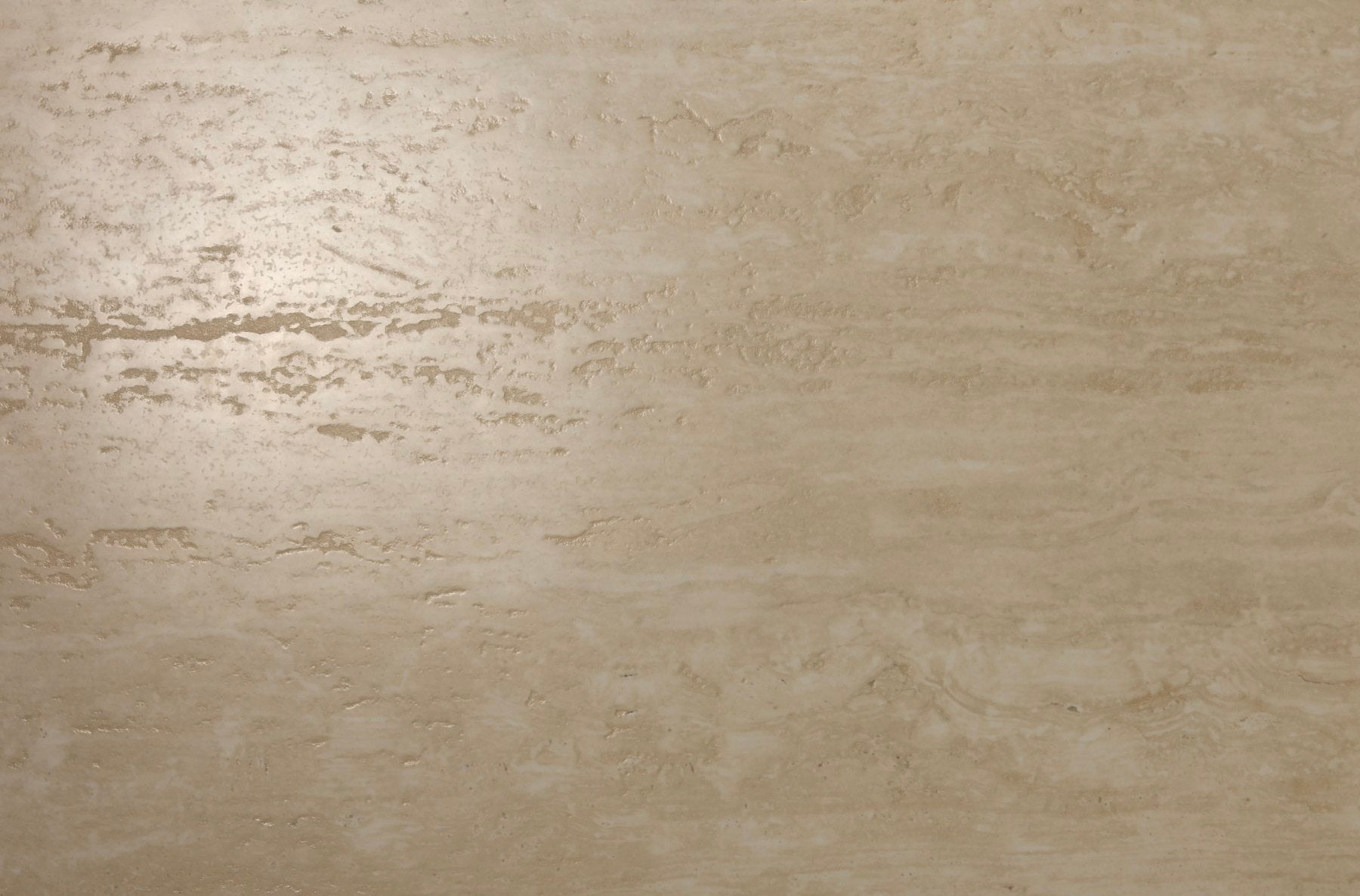 Tấm đá nung kết Travertine màu be vân tự nhiên cổ điển 1600x3200x12mm dùng cho mặt bàn văn phòng, bàn làm việc tại nhà