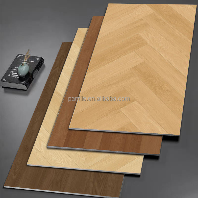 Gạch Porcelain đồng chất hoàn thiện mờ đen mờ bề mặt nhám lát sàn 120 X 60 gạch Ceramic mờ vân gỗ